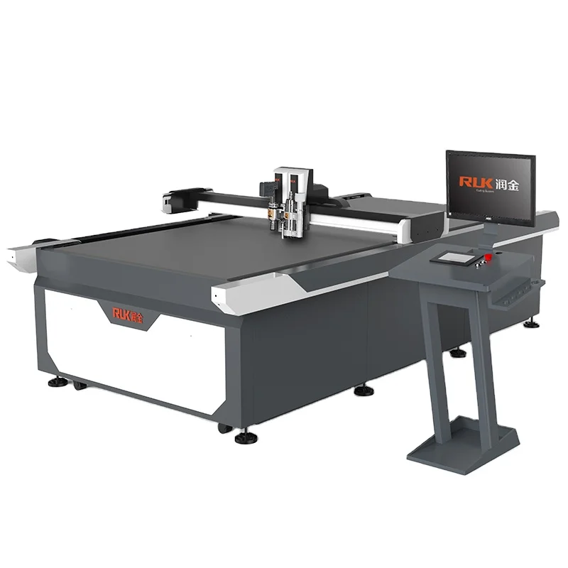 digital corrugated carton cutting plotter flatbed automatic PVC box package cutter plotter