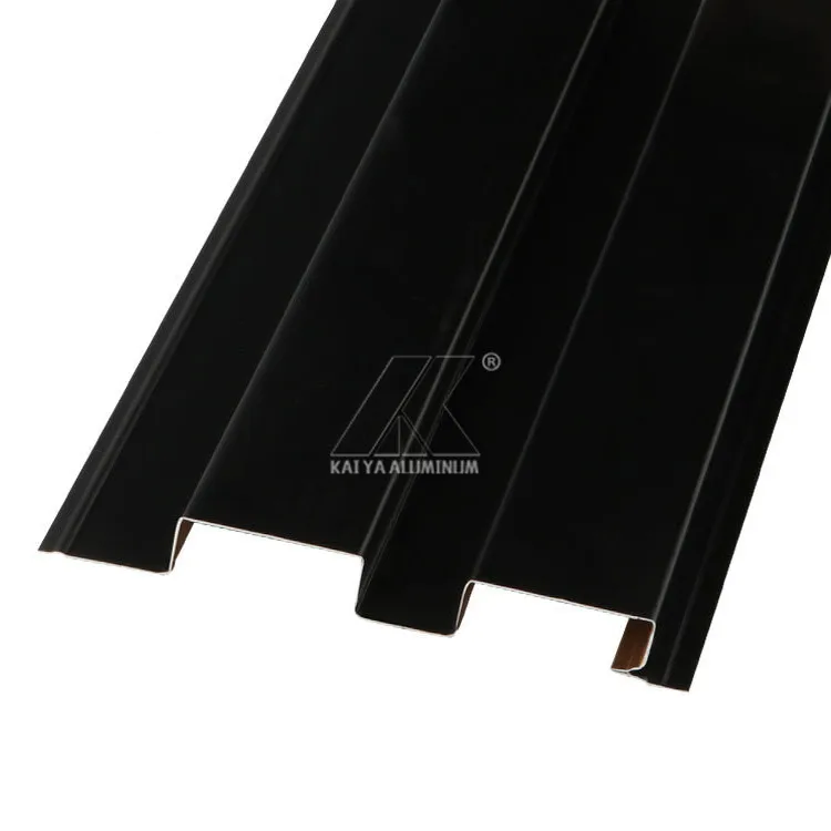 Внутреннее украшение алюминиевая подвесная 3d полоса черная или деревянная форма U-образная перегородка для потолка