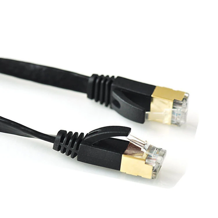wholesale High SpeedM Cat5 Cat5e Cat6 Cat7  Ethernet Cable High Speed Internet Network Cable with Gold Plated RJ45 Connector