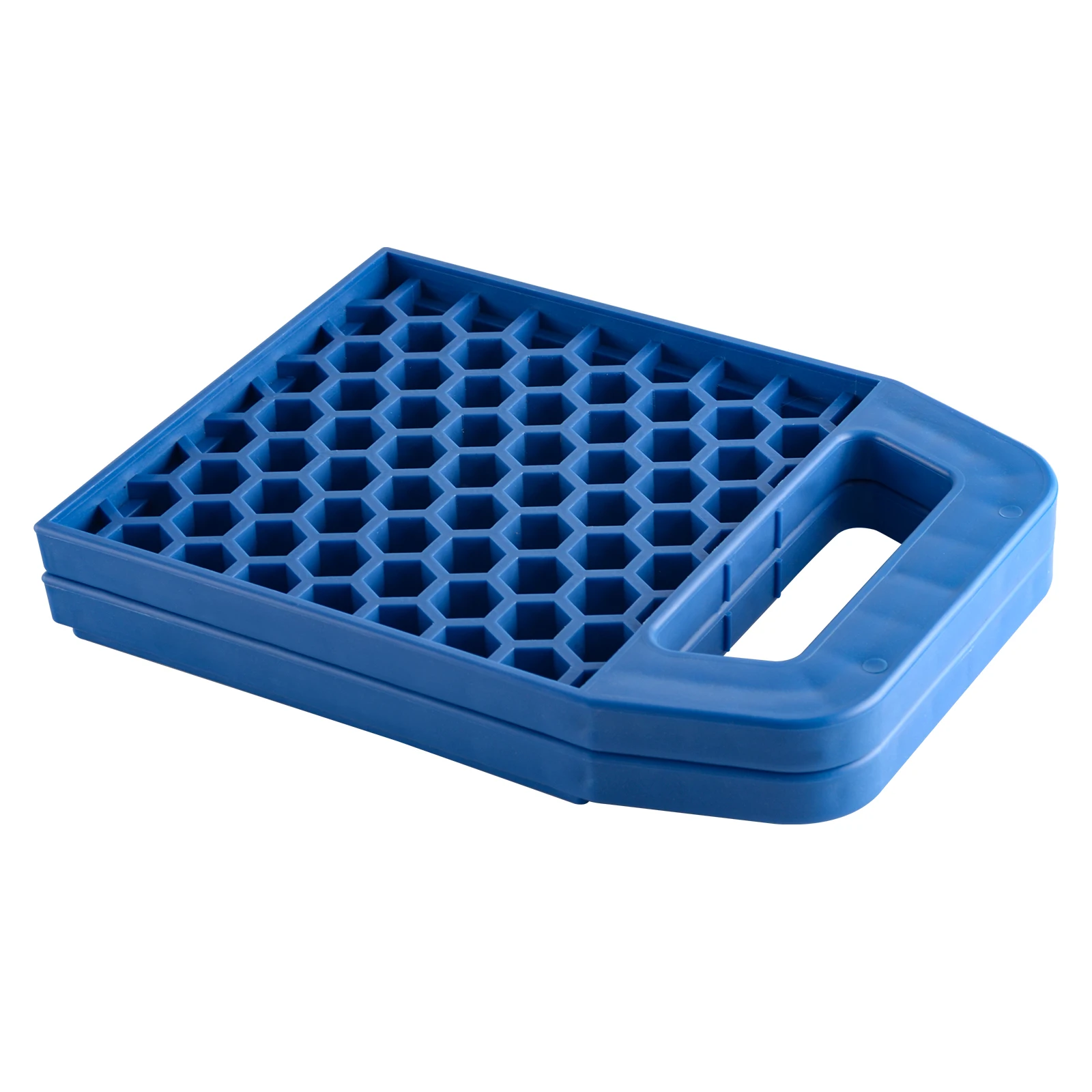 4 Pcs RV Stabilizing Jack Pads RV Leveling Blocks Camper Jack Pads with Easy Grip Handle and Handy Strap