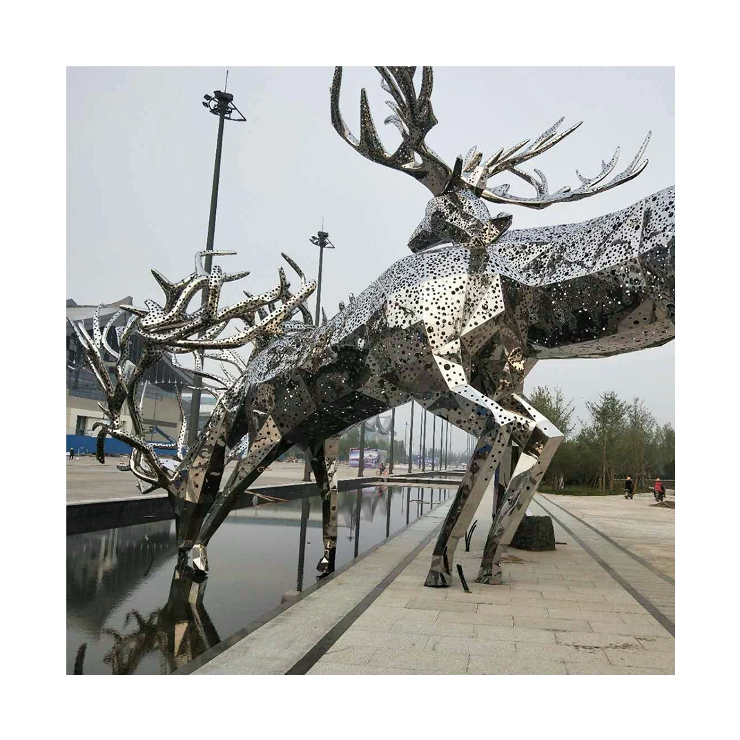 
Stainless Steel Gardening Modeling Fabricated Landscape Engineering Stainless Steel Model Processing 