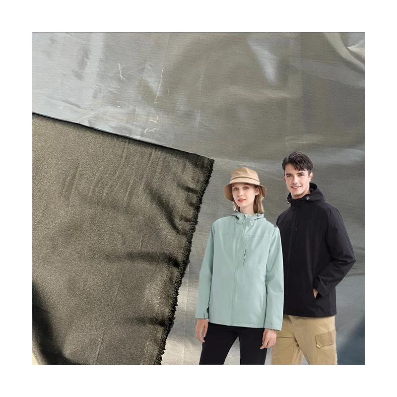 Smooth Man Spring Stock Lot 50D 320T Light Weight Sportswear  Full Dull  Pongee Polyester Puffer Down Jacket Fabric