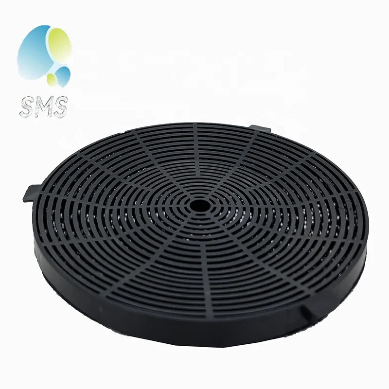 kitchen cooking round activated charcoal chimney filter for range hood