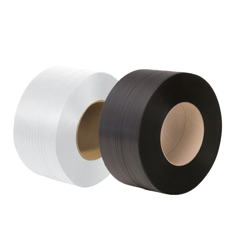 Оптовая продажа, регулируемый ремень, белый прозрачный Пластиковый Полипропиленовый ремешок, рулон PP, обвязочная лента для машинного использования