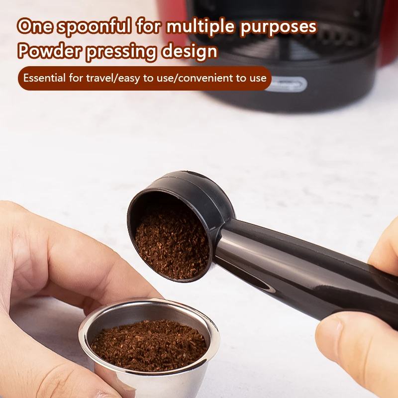 Suitable for Nestle Dolce Gusto Vertuo Coffee Capsule Shell Dual Use New PP Spoon Coffee Powder Pressing Spoon One Spoon Dual Us