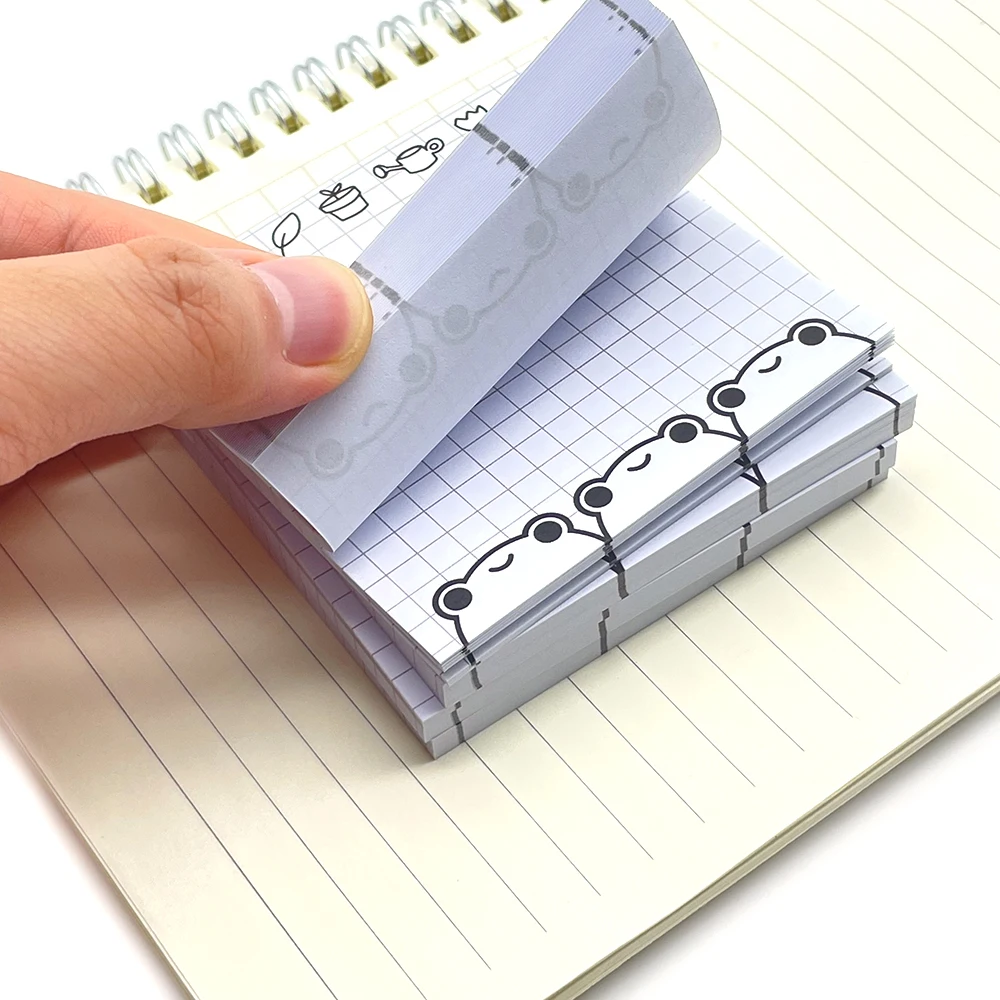 Custom Small Fresh Style Cartoon Printed Memo Pad Weekly Planner Marked Memo Pads