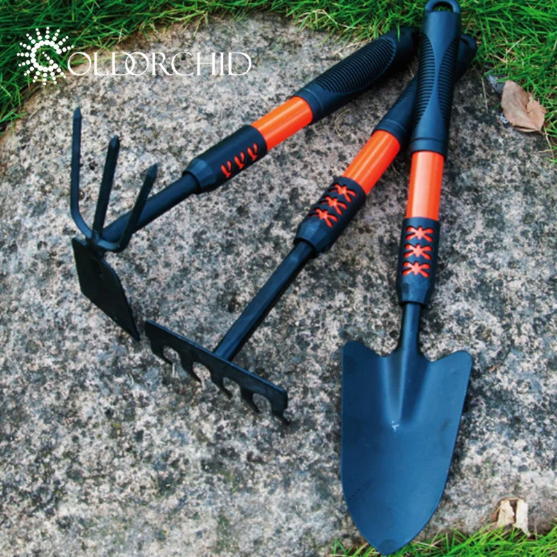 
hot cake rake spade shovel 3 pieces garden tool and equipment wolf garden tools garden shovel 