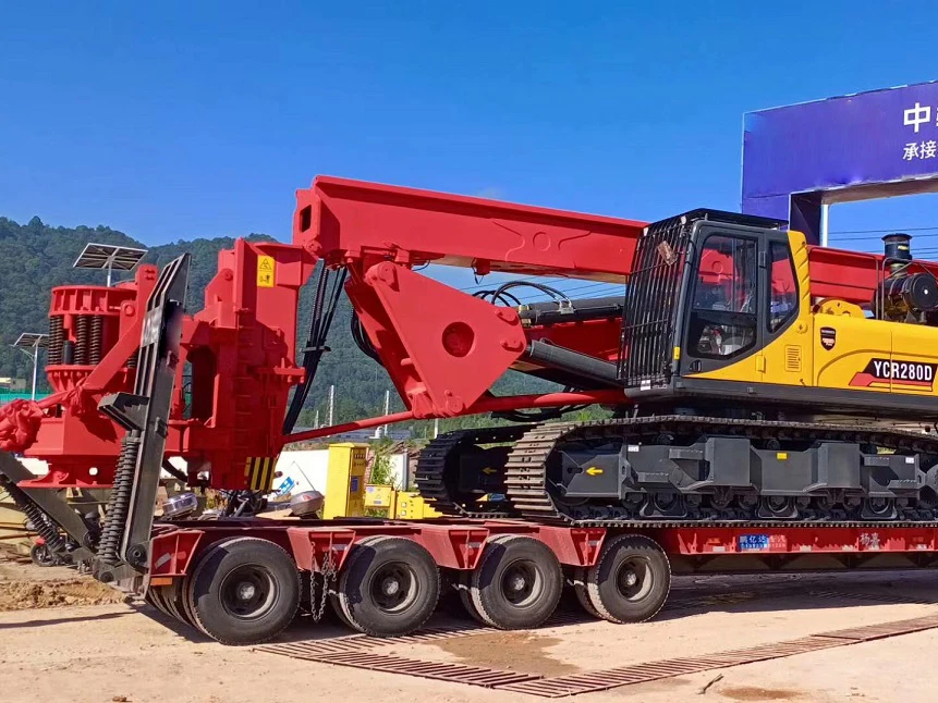 Yuchai Brand New 280kN. M Torque Rotary Drilling Rig Ycr280e Heavy Work Hydraulic Rotary Drill Rig