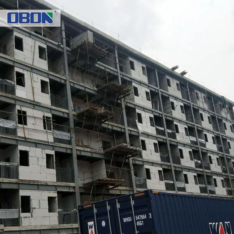 OBON Light Weight 70mm 100mm Foam Beads Fibre Cement Board Eps Cement Sandwich Panel for Wall
