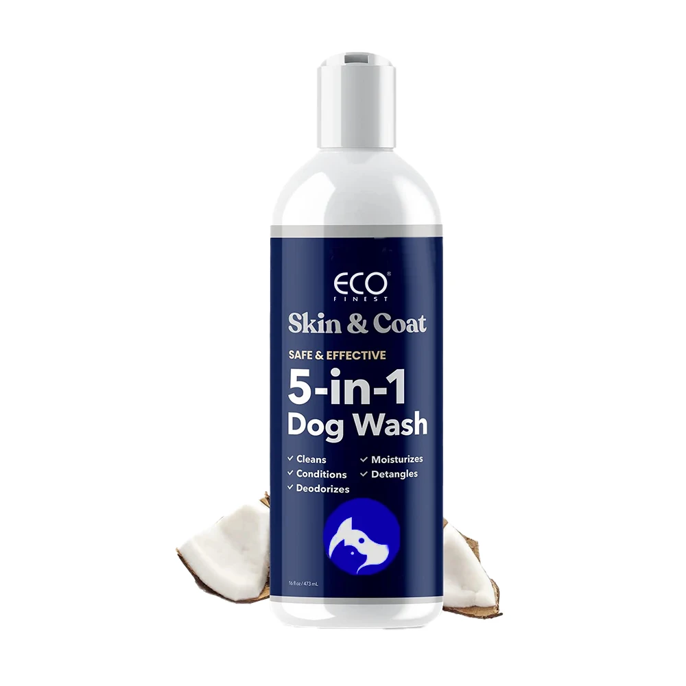 5-in-1 Allergies and Dry, Itchy, Moisturizing Dog Shampoo and Conditioner for Sensitive Skin-666003