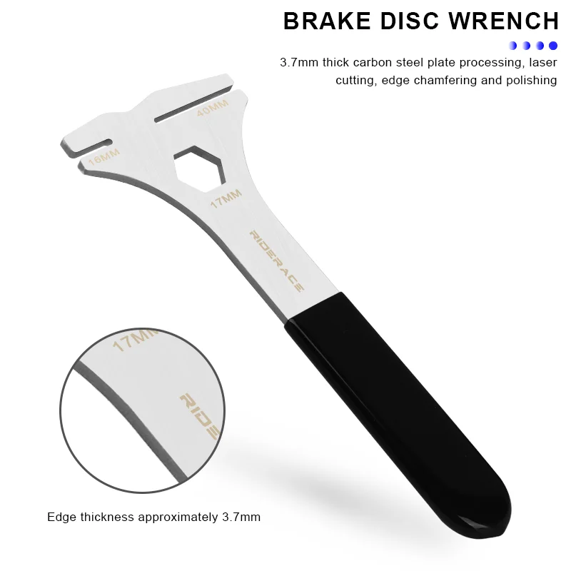RIDERACE Bicycle Disc Brake Correction Wrench MTB Bike Brake Rotor Alignment Truing Tool For Road Cycling Adjustment Repair Tool