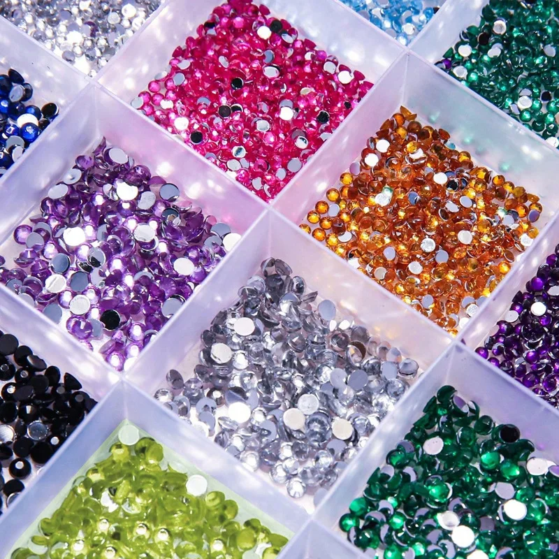 MU Back Rhinestones Fix Attractive for Decoration of Phone Case Nail