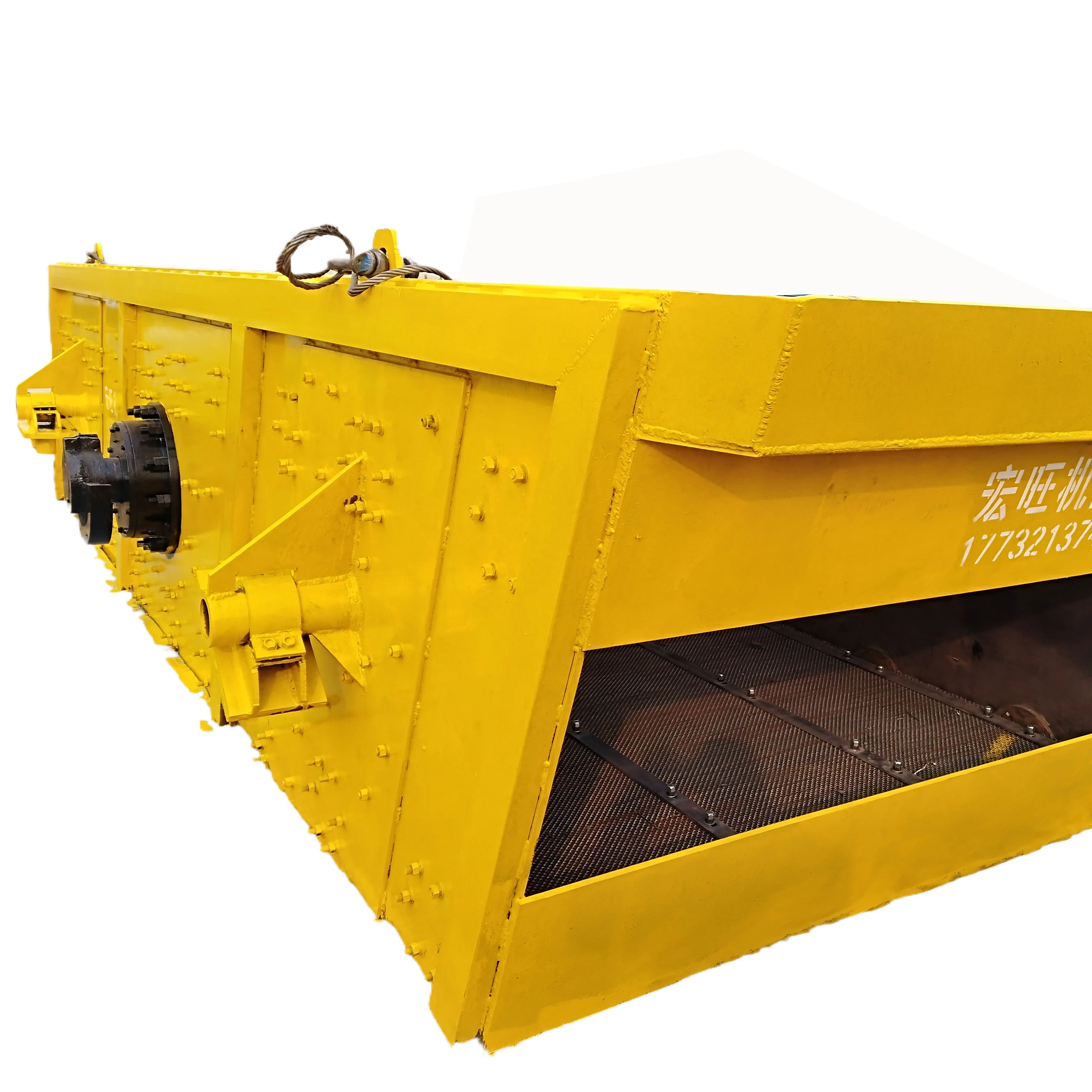 High Frequency Vibration Dewatering Screen Linear Motion Material Not Easy To Clog Screen Hole Long Service Life Gold Machine