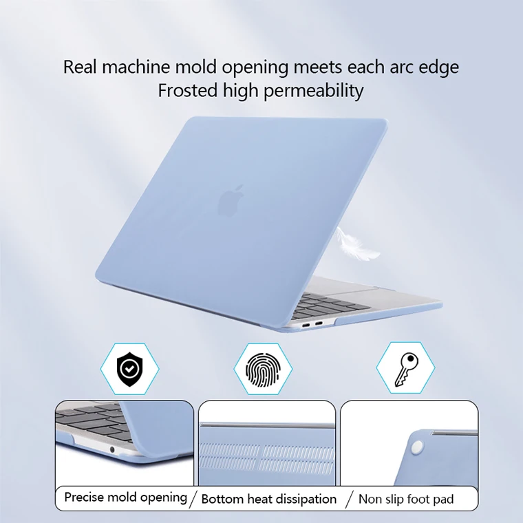 2020 Hot sale Factory Price Matt PC Frosted Notebook case, Laptop Case Custom Logo for Mac book air 15.4  inch