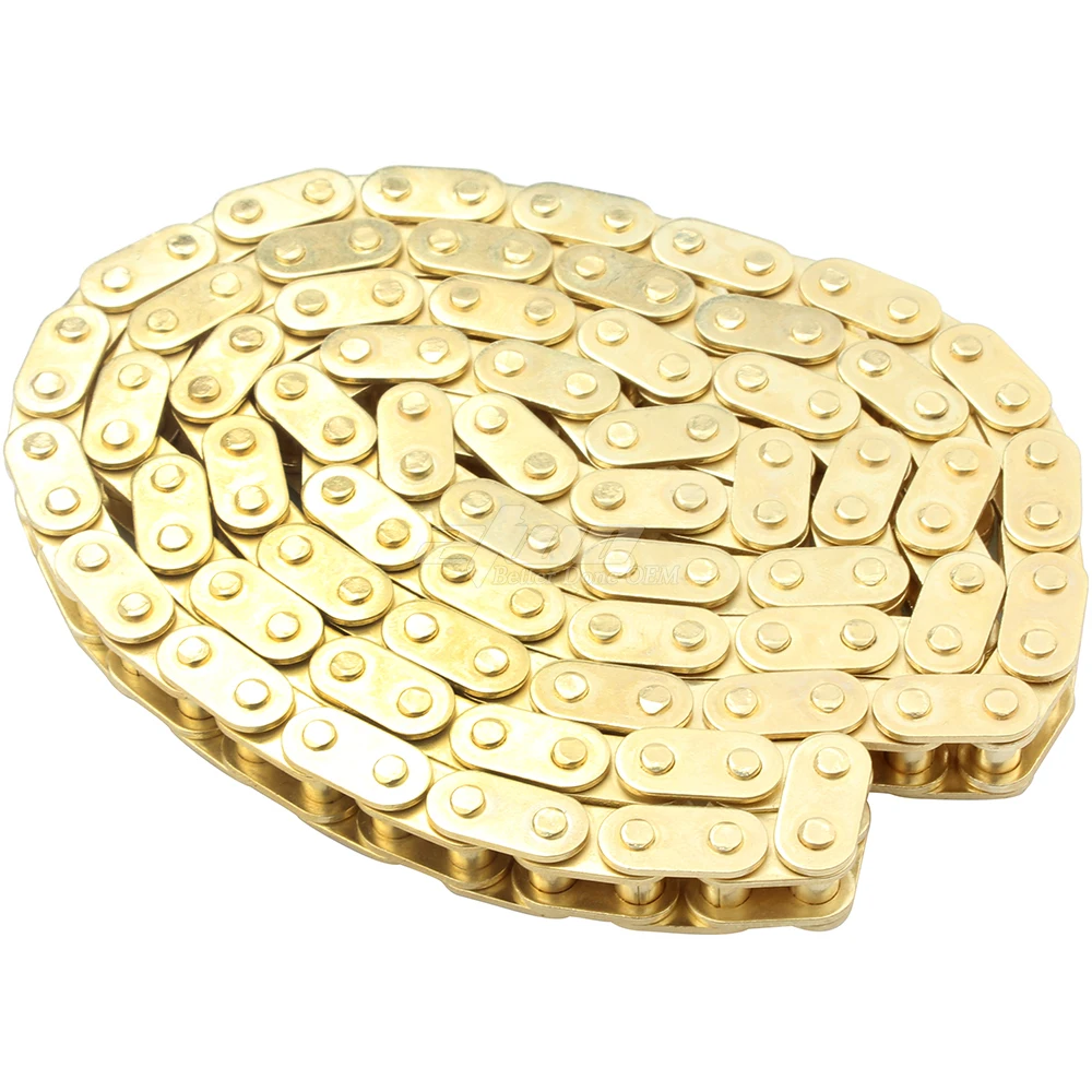 Gold T8F Sprocket Chain for 2 Stroke 47cc 49cc Chinese Mini ATV Dirt Quad Pocket Bike Minimoto Motorcycle Parts