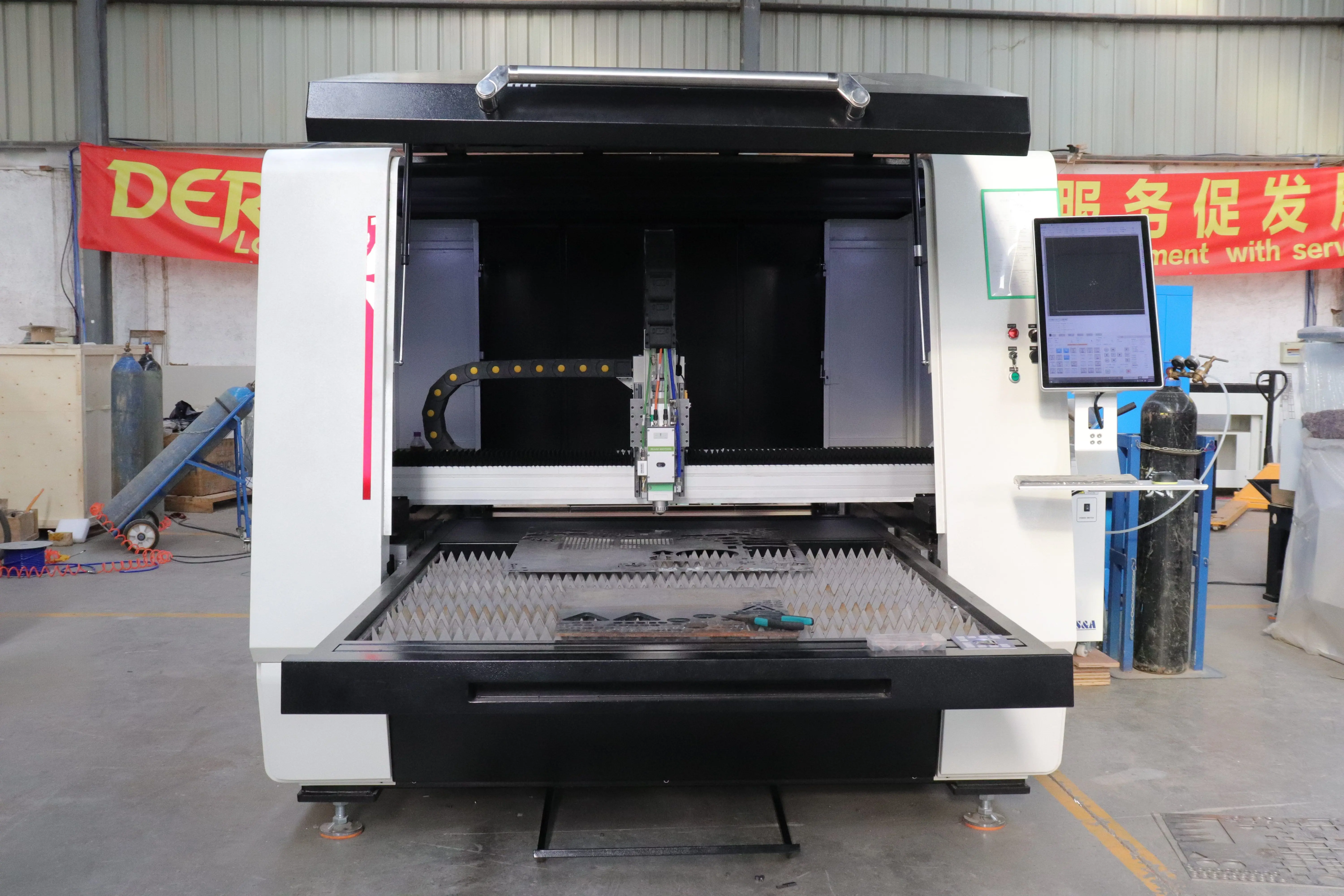 Professional high speed metal sheet laser cutter fiber laser cutting machine for stainless steel aluminum