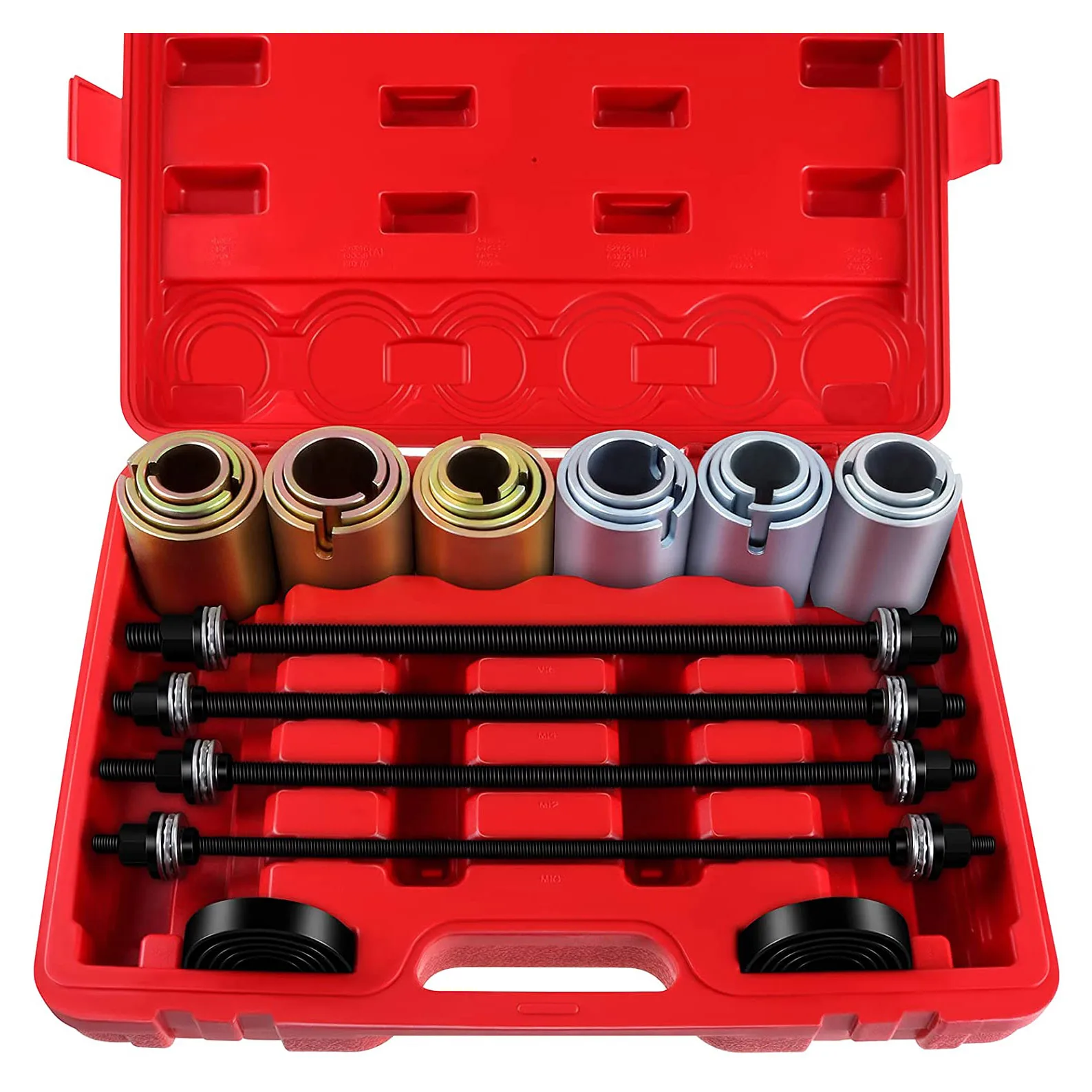 Universal 26Pcs Press and Pull Sleeve Kit Removal Installation Bushes Bearings Tool Kit for Cars LCV and HGV Engines
