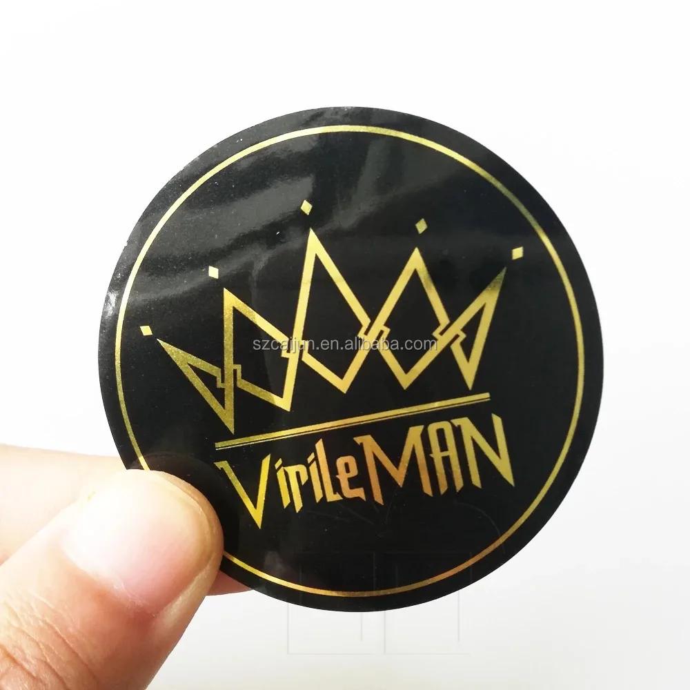 Customized logo easy peel off decoration   die cut  sticker