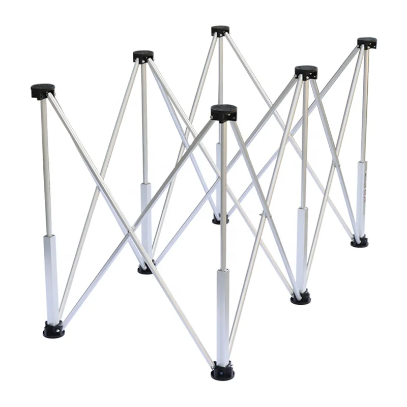 Quick aluminium working table with 15 folding legs easy for carry