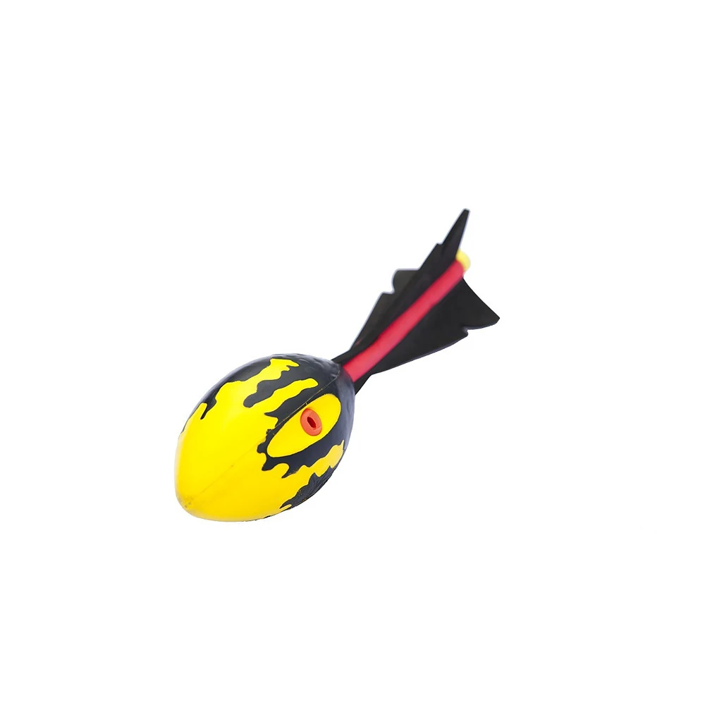 Kids Athletics Target Throw Rocket Aero Howler Foam Vortex Ball with Whistles for Junior Athletics School Sports Equipment