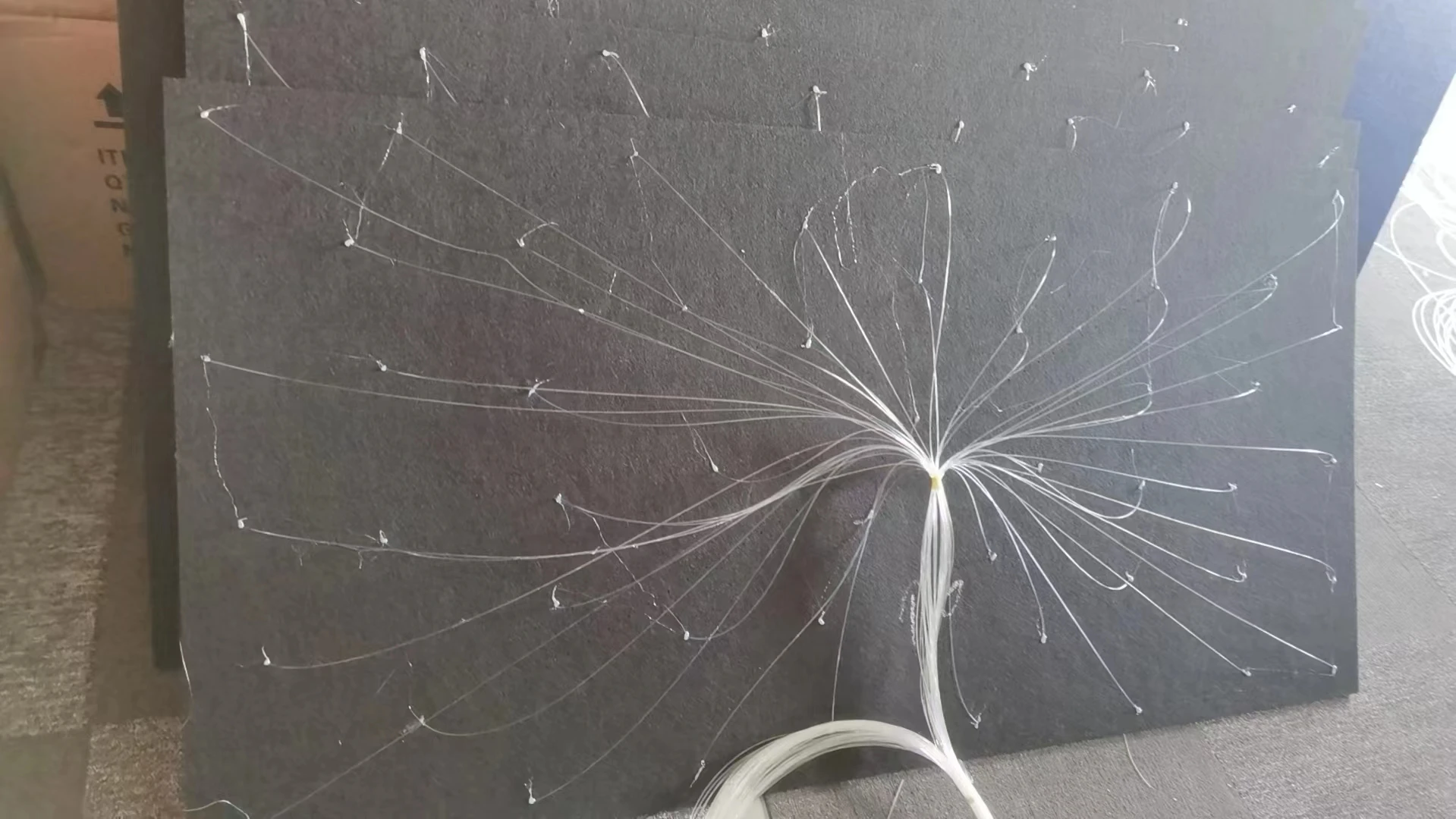 16W RGBW Twinkle Starry Sky Car Roof Star Ceiling Light kit Music control bluetooth app Led fiber optic light