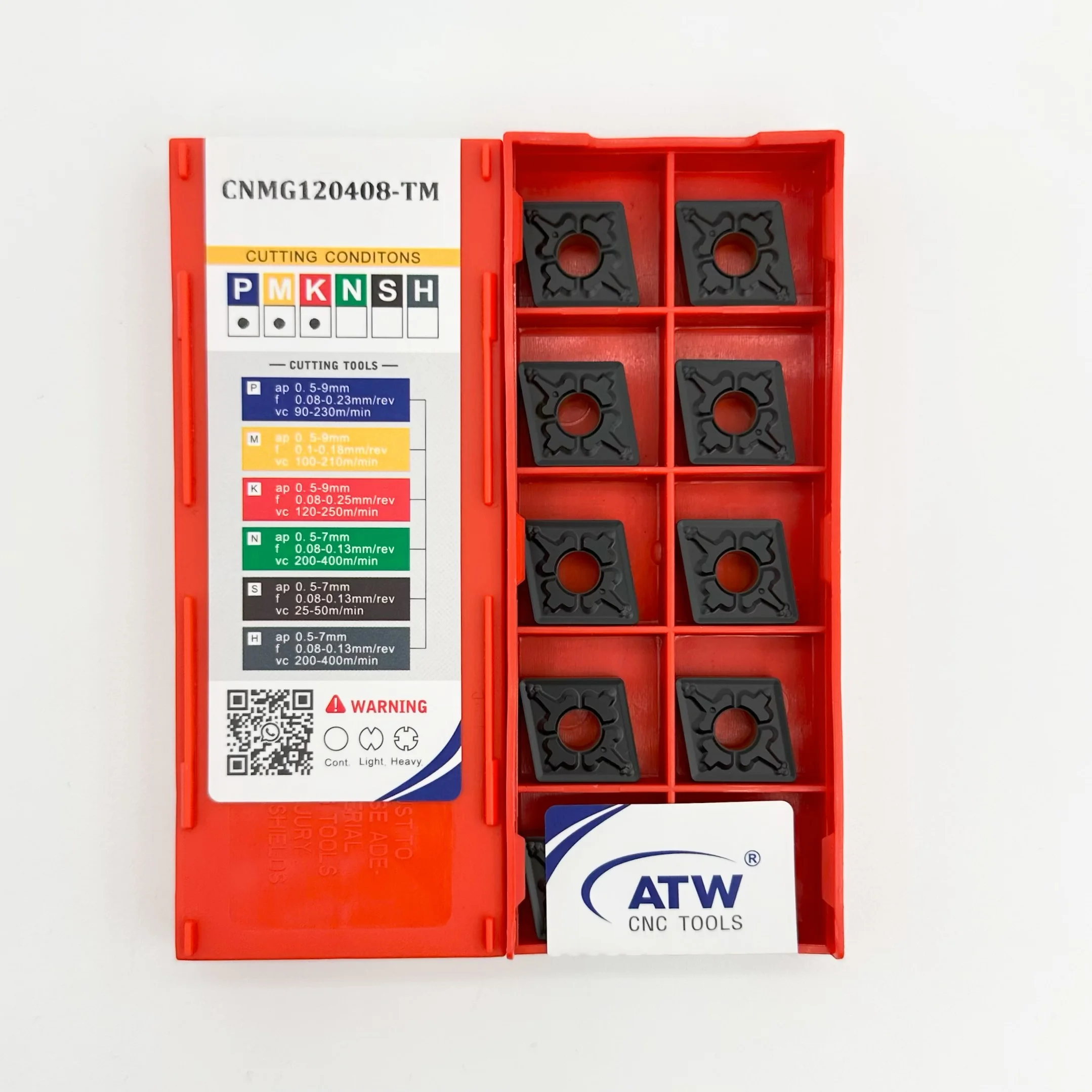 Твердосплавные вставки ATW с двойным цветным покрытием CVD CNMG120408/04/12-TM CNC токарные инструменты для токарного станка