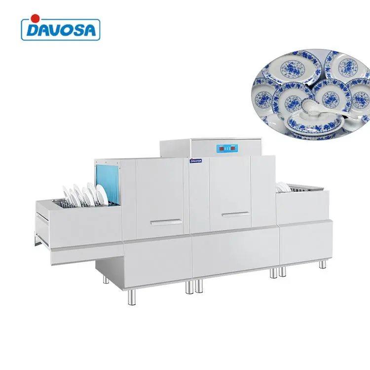 Large capacity dishwashing machine equipment kitchen large industrial dishwasher machine
