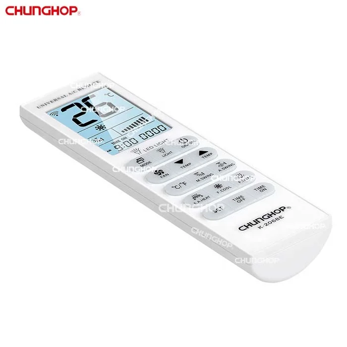 Multi brand K-2068E a/c remote universal air conditioner remote control replacement for LG Yair Carrier Trane etc