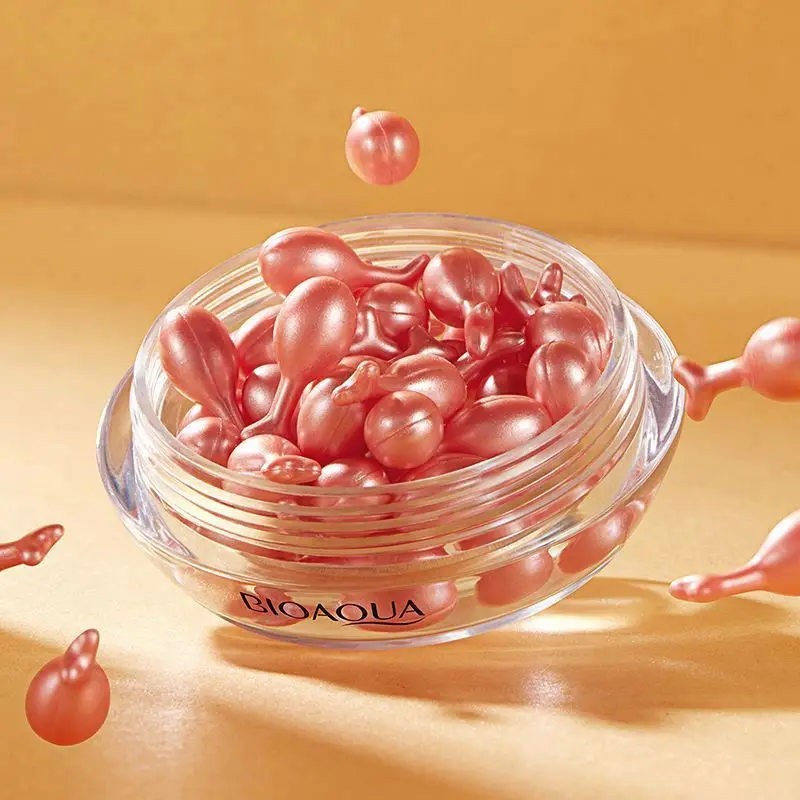 BIOAQUA Nourishing Red Pomegranate Vitamin E Skin Care Capsule Whitening Firming Face Cream Lotion
