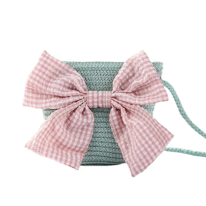 Baby Cute Shoulder Bag Coin Pouch Children Cute Fashion Kids Girls Straw Purse