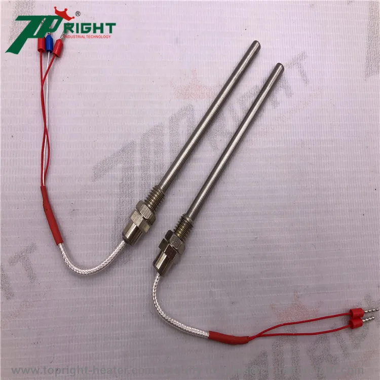 5x80mm  high temperature   pt100  sensor