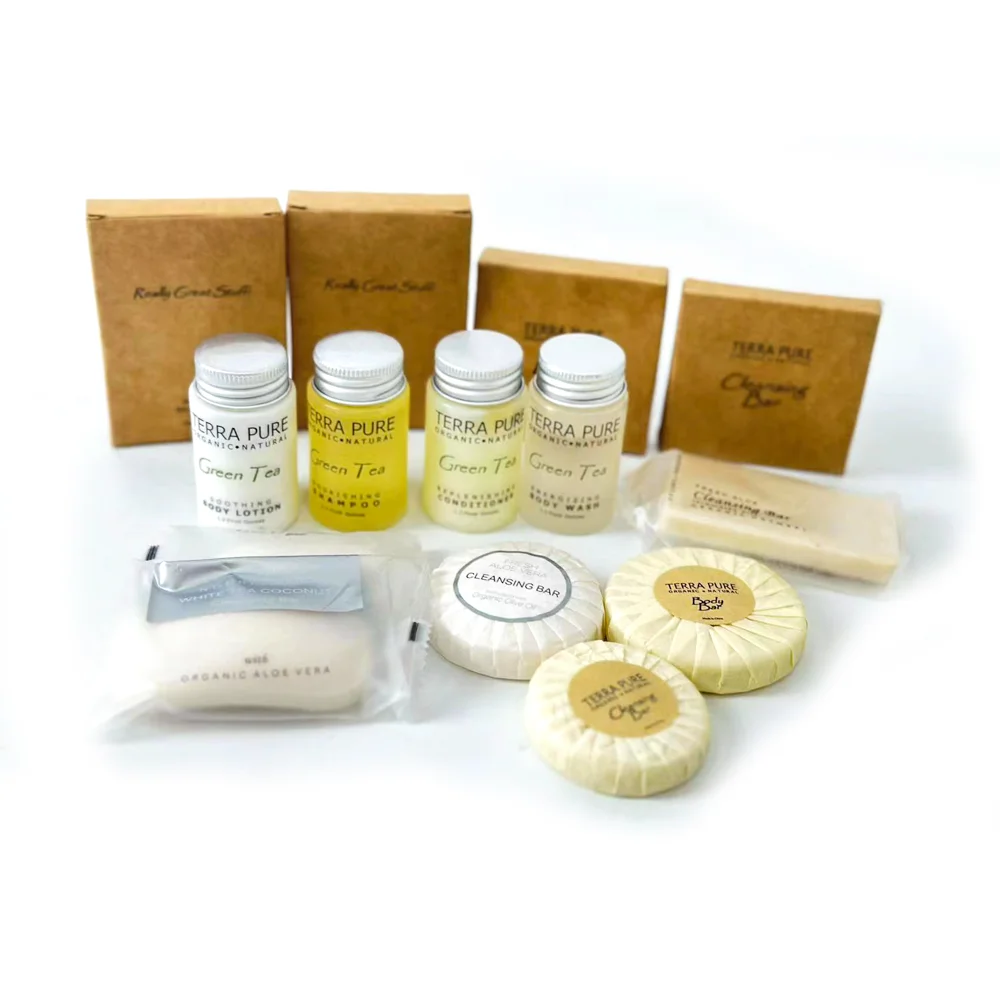 Wholesale Luxury Hotel Supply Customized Body Lotion Shower Gel Hair Conditioner Shampoo body soap bar