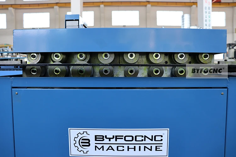 BYFO HVAC ductwork sheet metal 5 functions pittsburgh S C lock roll former machine