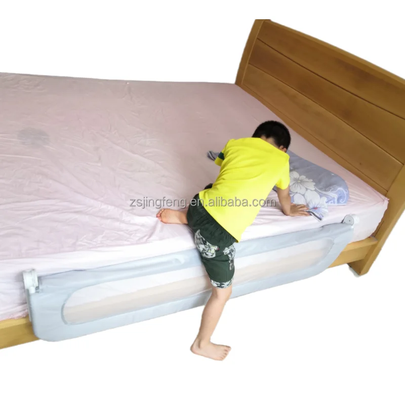 New Style Bed Rail Bumper Folding Baby Safety Side Rail Guard Fence Baby Bed Rail Guard With Reinforced Anchor Safety System