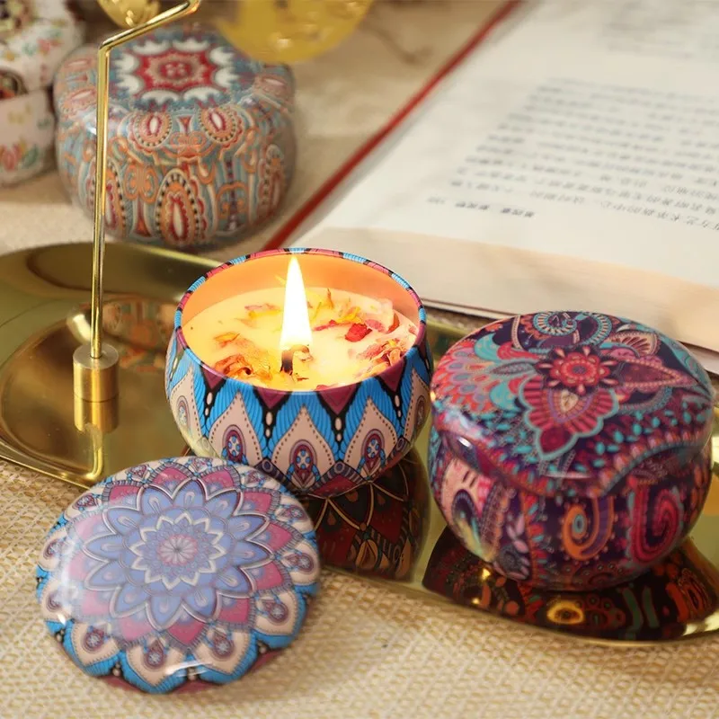 Ароматические свечи с крышкой