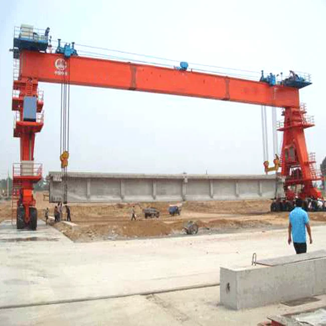 factory warehouse marine gantry cranes 25t 30t with single double girder