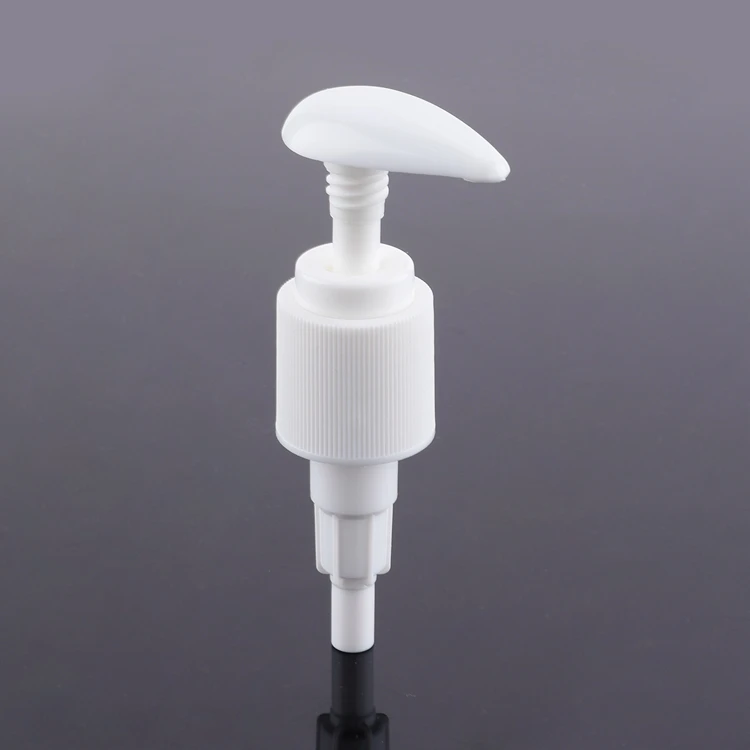 Ningbo Yuyao manufacturer 24mm 28mm plastic liquid pump soap dispenser UV coating white lotion pump,face lotion pump