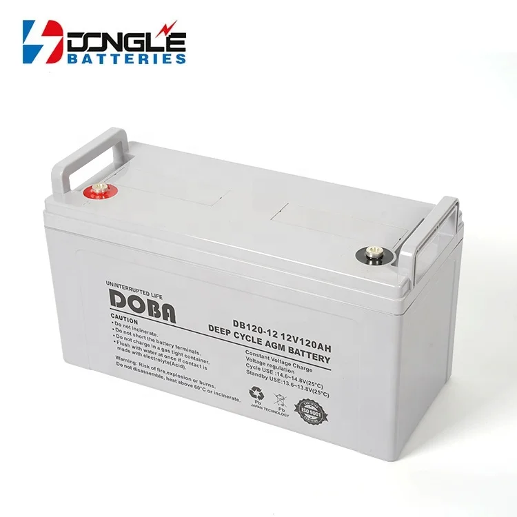 Dongle оптовая продажа DB120-12 не требующий обслуживания автомобильный свинцово-кислотный гель 12 В 120 А · ч солнечная батарея