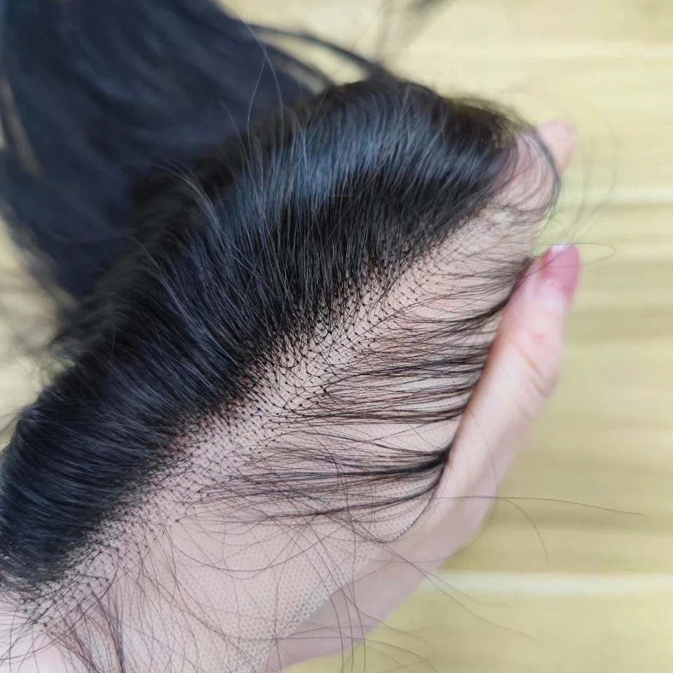 Wholesale 10 12 14 16 Inch Virgin Human Hair 4x4 5x5 6x6 7x7 Natural Color Body Wave 4*4 Transparent Lace Closure