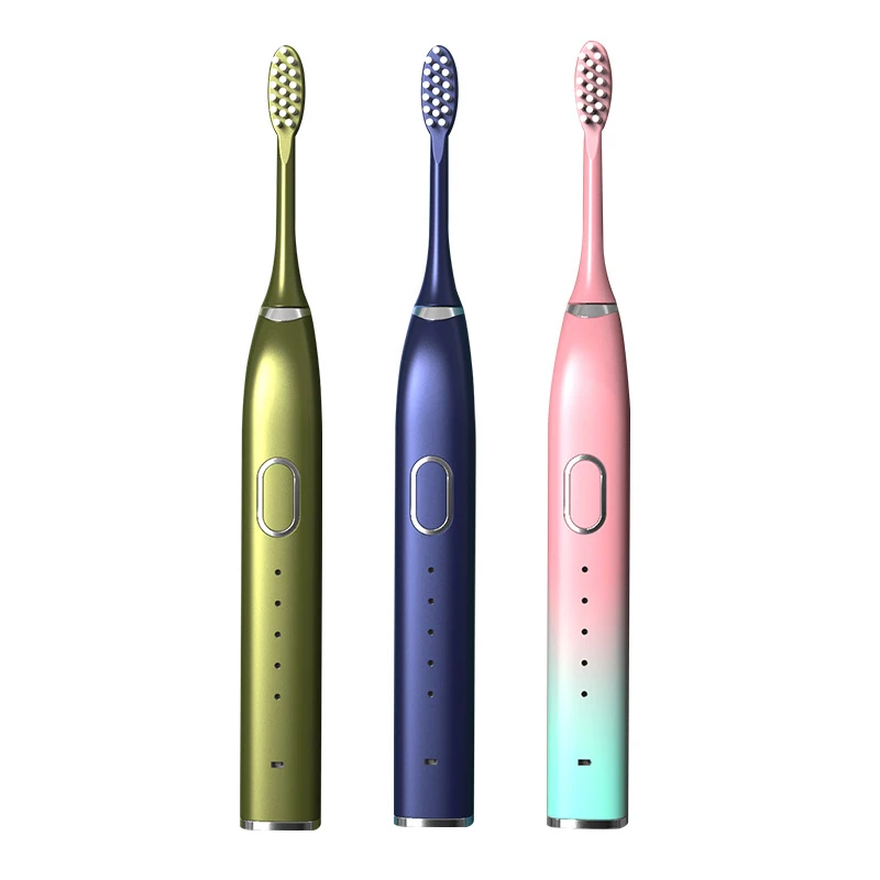 5 Modes OEM Waterproof Adults Smart Rechargeable Electric Toothbrush With Smart Pressure Sensor For Teeth Whitening