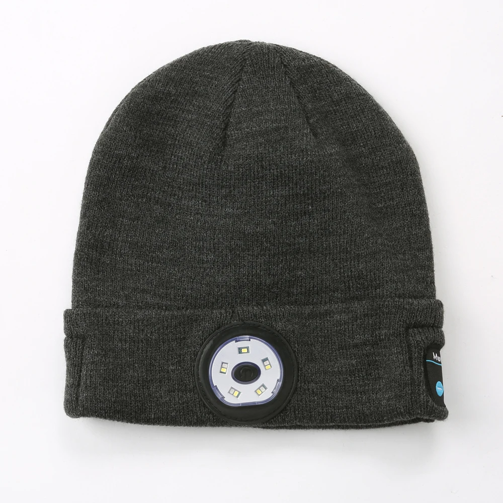 
2020 New Fashion Trending LED Beanies Wireless Headphone Music Cap Blue-tooth Hat Built in Earphone 