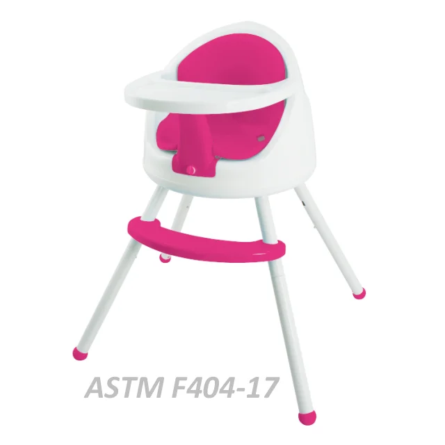
ASTM F404-17 4 in 1 Convertible High Chair Converts to Dining Booster Seat Kids Table and 360degree turing 5 poin 