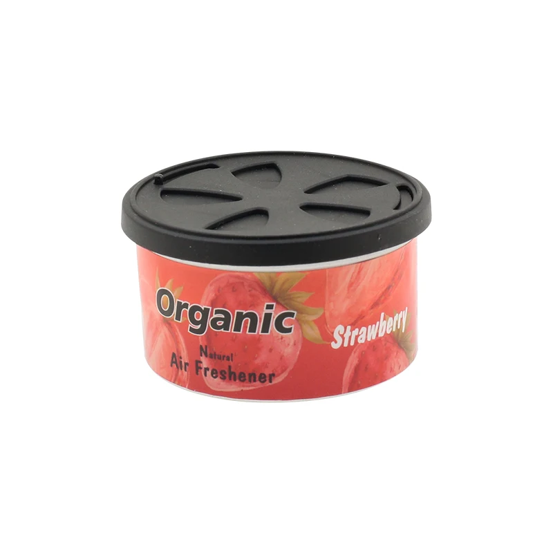 Fiber Can Strawberry Natural Fragrance Car Air Freshener