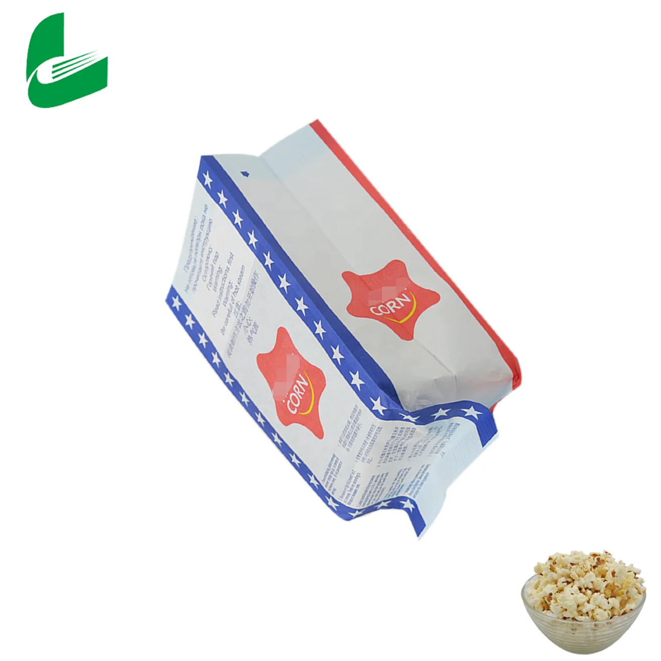 Huafeng printing New High Quality Folding Microwave Popcorn bags