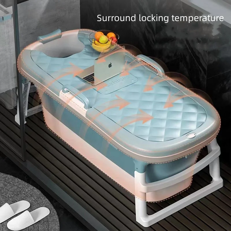 Massage Bathtub Environmental Protection Large Bathtub PP TPE Plastic Adult Household Folding for Babies Tubs Customized Printed