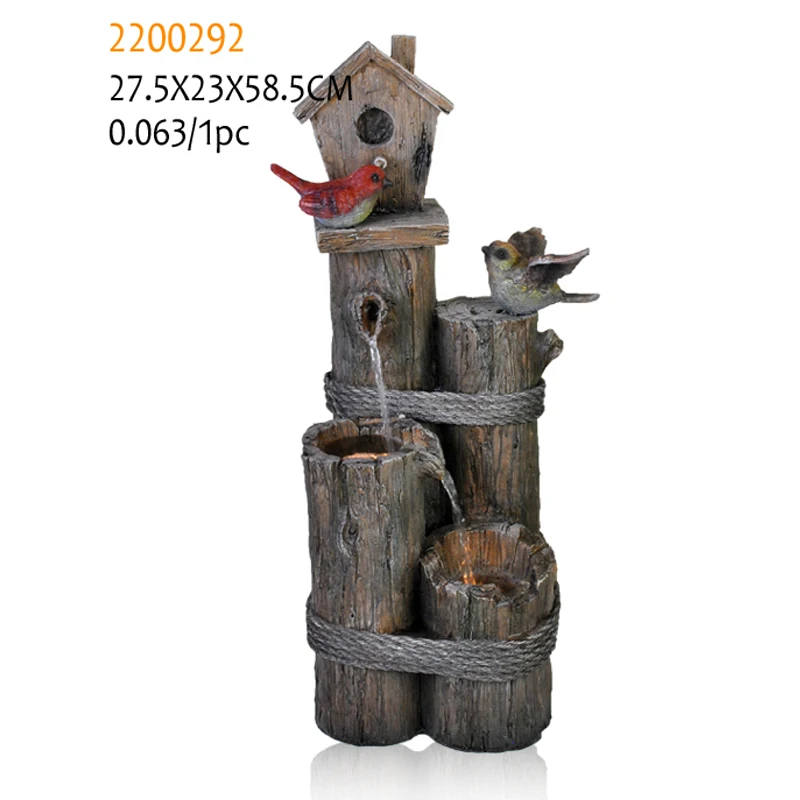 
Factory Price Creative Resin Fountain 4step Indoor Water Fountain Cross Resin Stone Fountain 