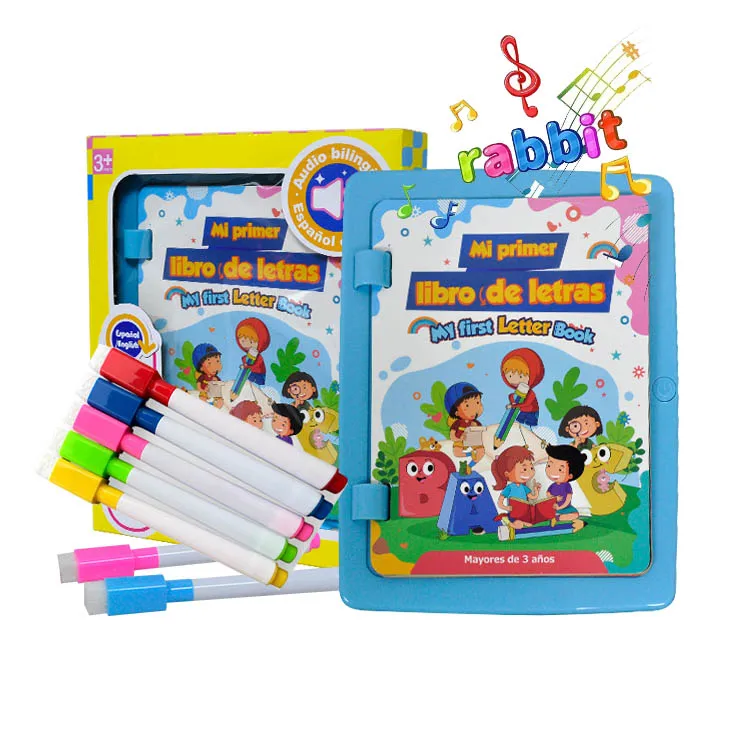 Kids Toddler Multi-Functional Led Writing Tablet Learning  Writing Board Educational Toys A Game For Learning To Write Letters