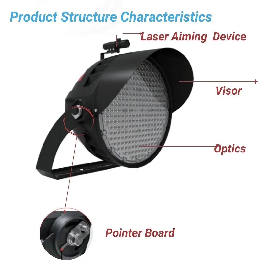 300w 400w 500w 600W Football Soccer Stadium Sports Field LED Flood Light IP65 waterproof