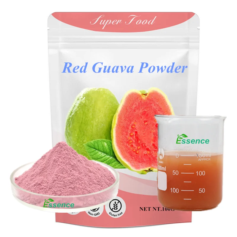 100g per bag Natural Health Fruit Juice Powder Red Guava Fruit Juice Powder