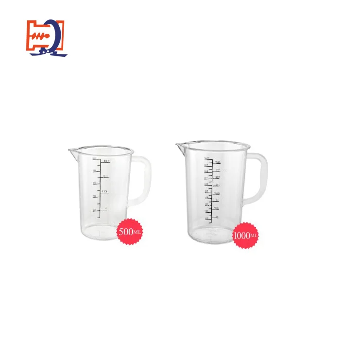 plastic Graduated Measuring Cup for Baking Beaker Liquid Measure Jug Cup Container